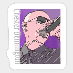 The vocalist cb Sticker